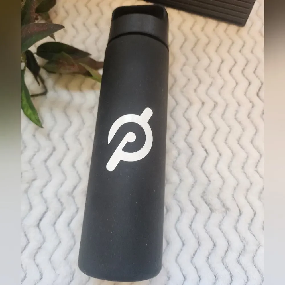 Peloton Glass Water Bottle with Rubberized shell 20OZ